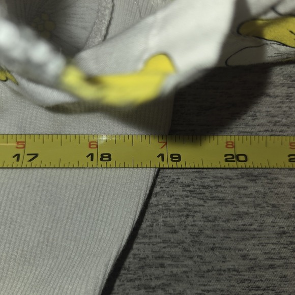 Health Pro Uniform Scrub Top Women's Size Small White Yellow Flowers Medical - Picture 4 of 6